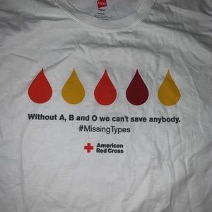 Men’s American Red Cross t shirt new size M